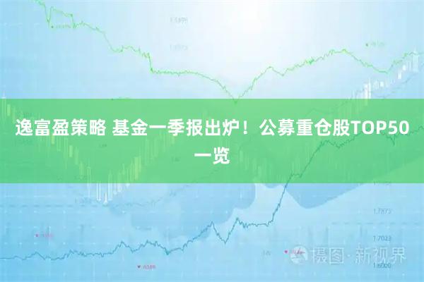 逸富盈策略 基金一季报出炉！公募重仓股TOP50一览