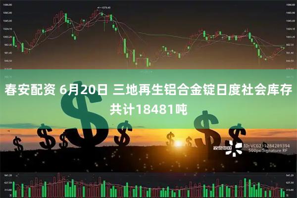 春安配资 6月20日 三地再生铝合金锭日度社会库存共计18481吨