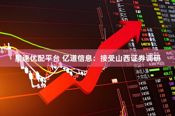 星速优配平台 亿道信息：接受山西证券调研