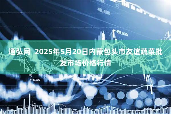 通弘网  2025年5月20日内蒙包头市友谊蔬菜批发市场价格行情