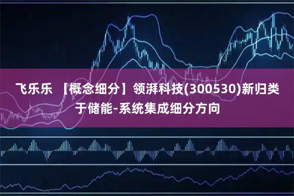 飞乐乐 【概念细分】领湃科技(300530)新归类于储能-系统集成细分方向